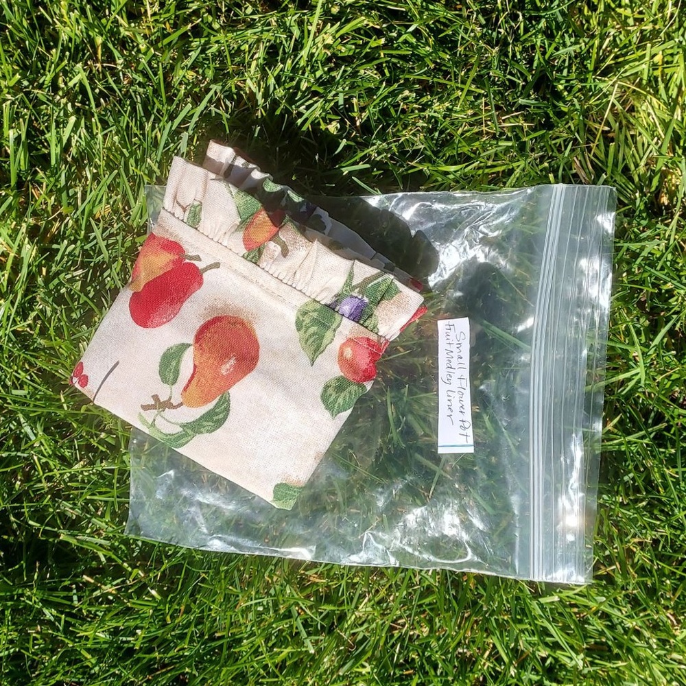 Longaberger Small Flower Pot Basket -  Fruit Medley